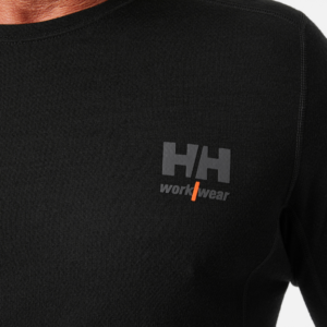 thermische shirt detail logo